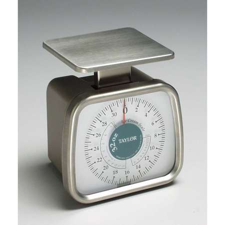 TAYLOR Taylor 32 oz. x 1/4 oz. Compact Analog Portion Control Scale TP32